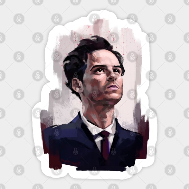 Jim Moriarty Sticker by ashmidt